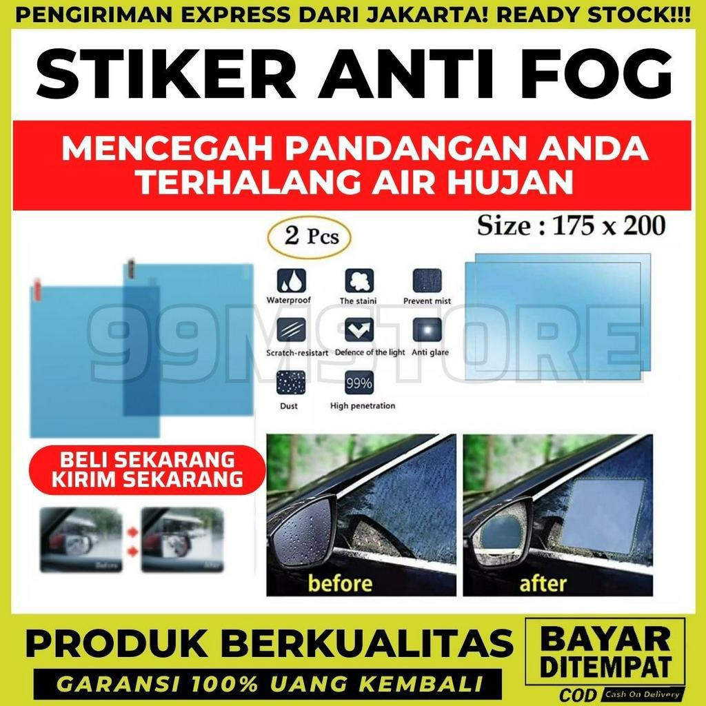 KACA FILM MOBIL STIKER ANTI FOG KOTAK OVAL STICKER ANTI EMBUN ANTI GORES ANTI KABUT ANTI DEBU ANTI M