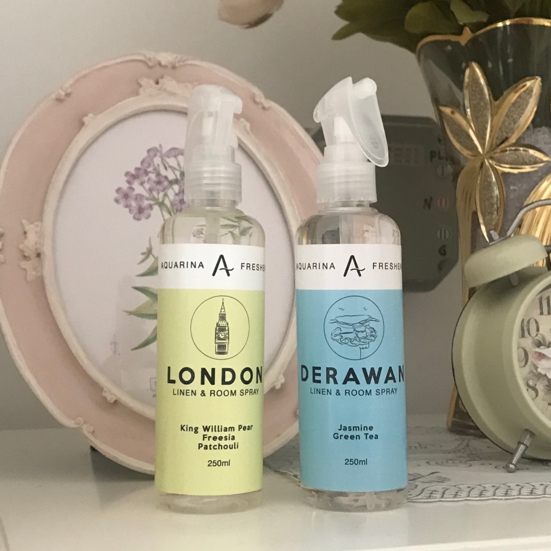 Aquarina Freshener Room Linen Spray Room Spray Parfum Pengharum Ruangan