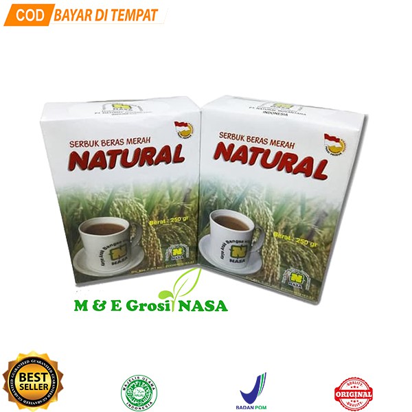 

Serbuk Beras Merah Natural 250gr Nasa-SBMN (DIET&PENGGEMUK) ORI