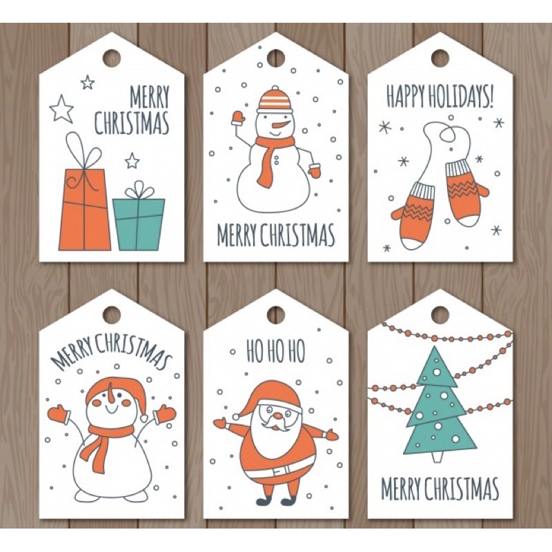 

CHRISTMAS TAG//TAG NATAL (isi 50 pcs)