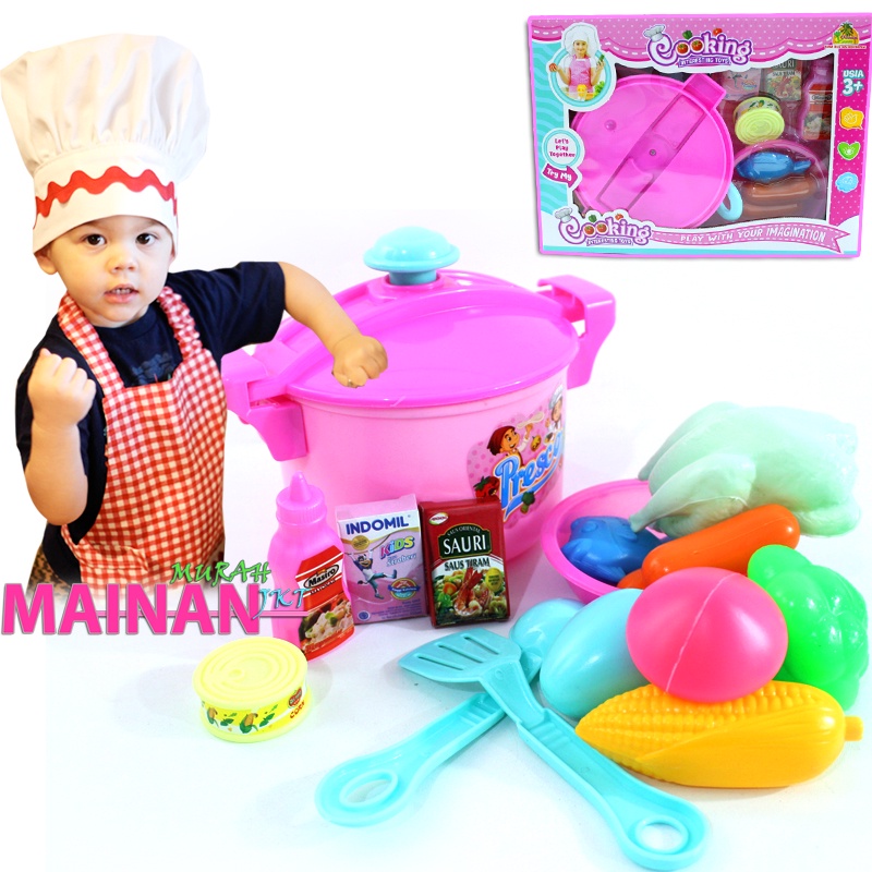 MAINANKEI MAINAN ANAK MURAH COOKING SET OCT2066 INTERESTING TOYS SET LENGKAP MAINAN ANAK MASAK - MASAKAN