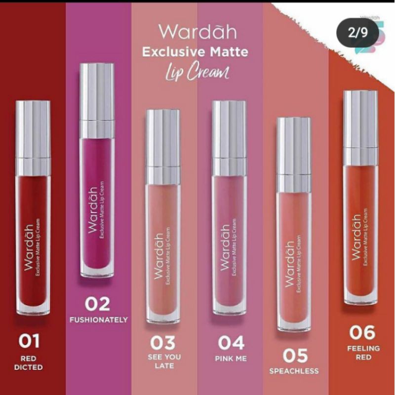 lip cream wardah matte original