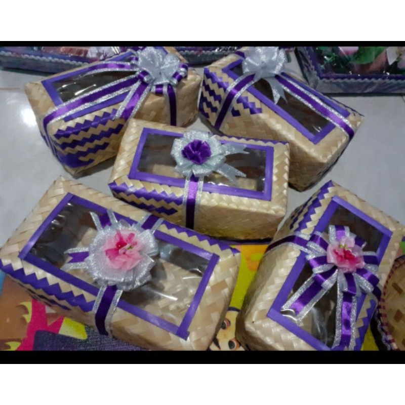 besek hias/tempat seserahan/kerajinan Purworejo/