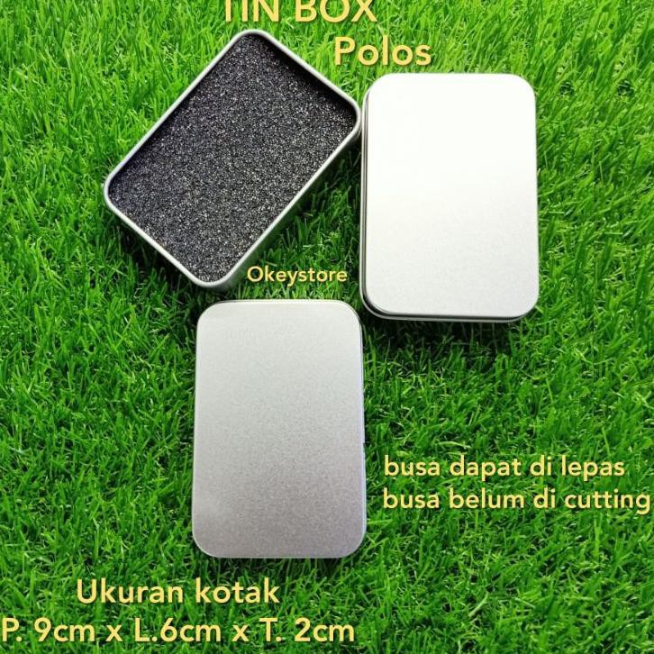 

PROMO 11.11 KODE-288 Tin box kotak mini flashdisk universal polos
