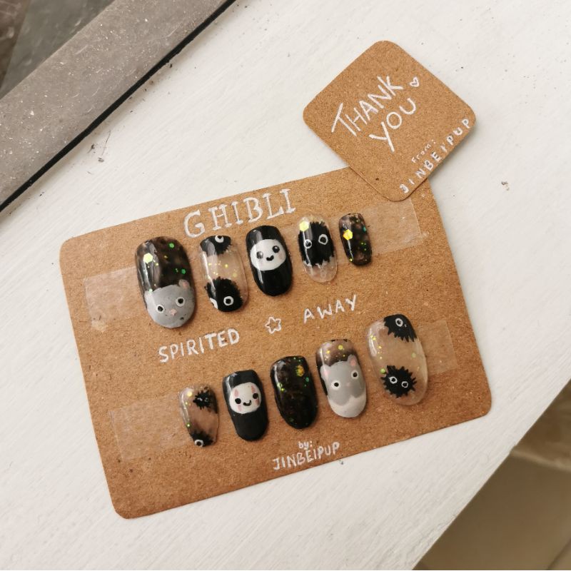 Ghibli Nail Art (Spirited Away Custom)