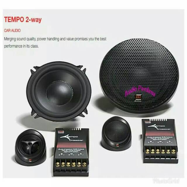 Speaker Split 2 way Morel Tempo 6 Original