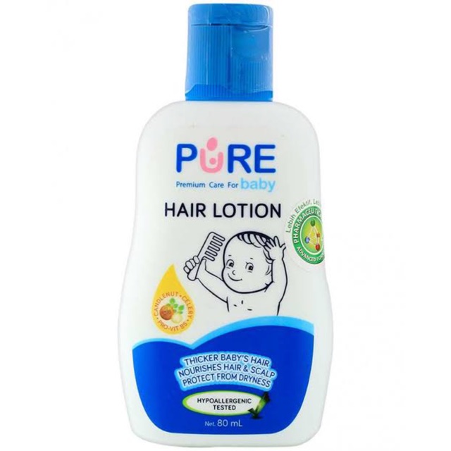 Pure Baby Hair Lotion 80 ml lotion rambut bayi