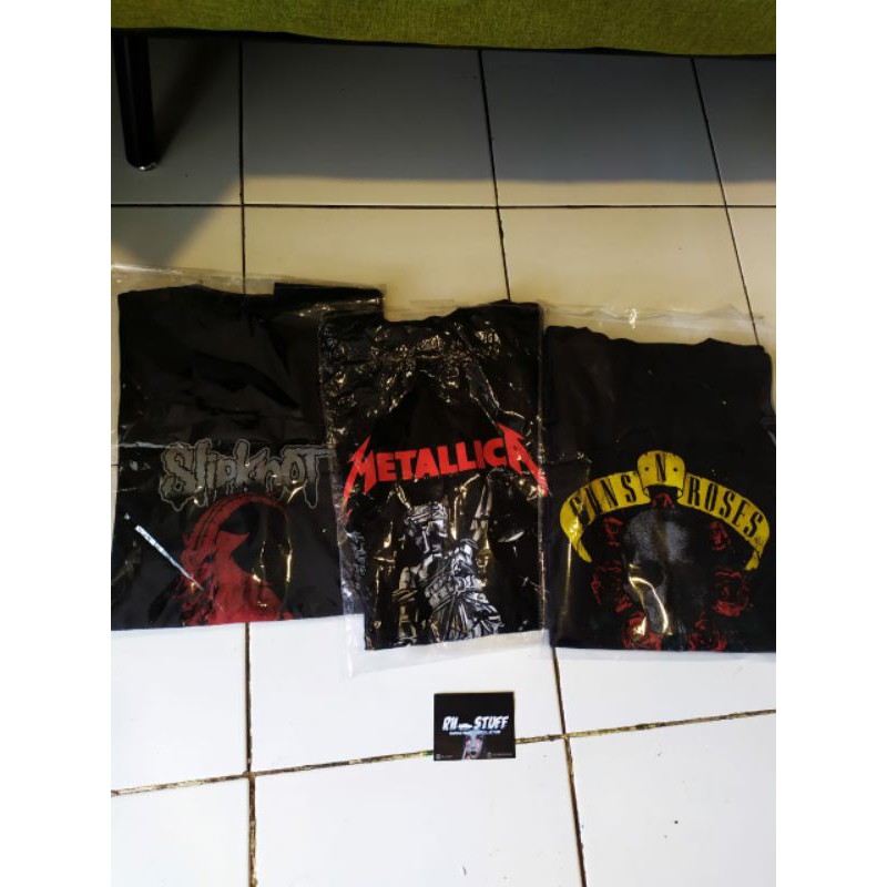 kaos band borongan