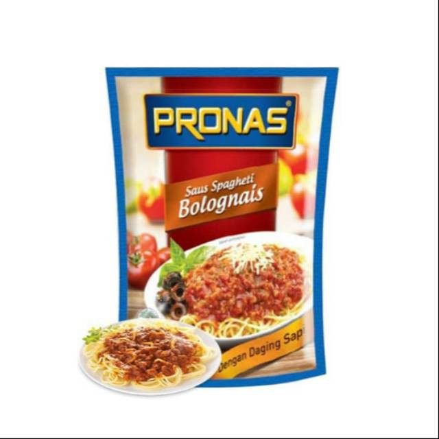 SAUS SPAGETI BOLOGNAIS PRONAS SAPI PRONAS BOLOGNAIS ENAK BOLOGNESE BEEF POUCH 175 GRAM ENAK