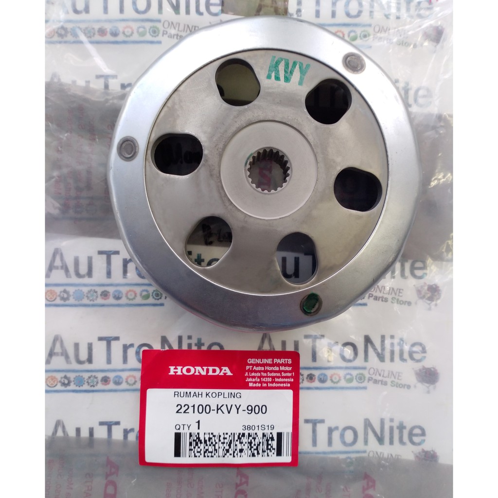 Mangkok Rumah Kopling Ganda Outer Comp Clutch 22100-KVY-900 Original Honda Beat Scoopy Spacy Karbu 2