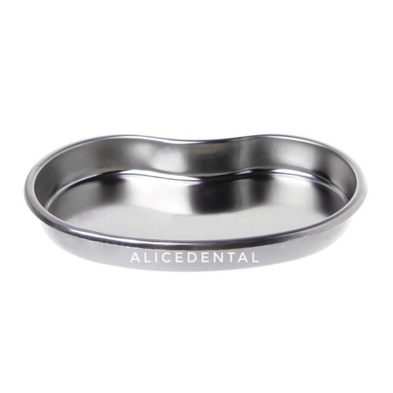 Dental tray ginjal curve curved lengkung stainless steel kidney nampan baki instrumen neirbeken nierbekken instrument gigi nierbeken