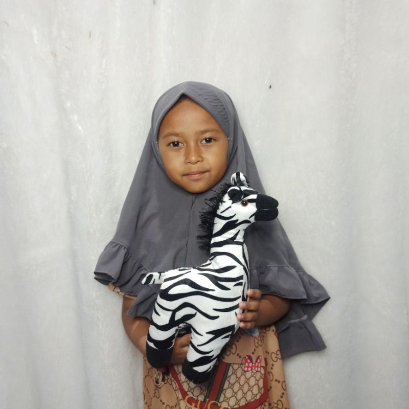 boneka kuda ZEBRA mini S murah