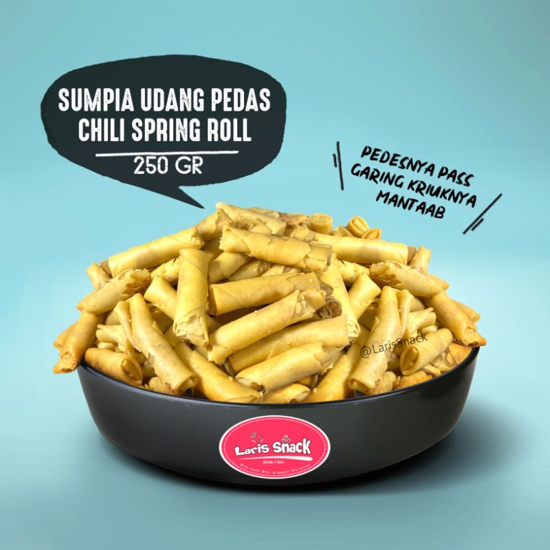 

Sumpia Udang Pedas Chili Spring Roll Kiloan Curah 250gr
