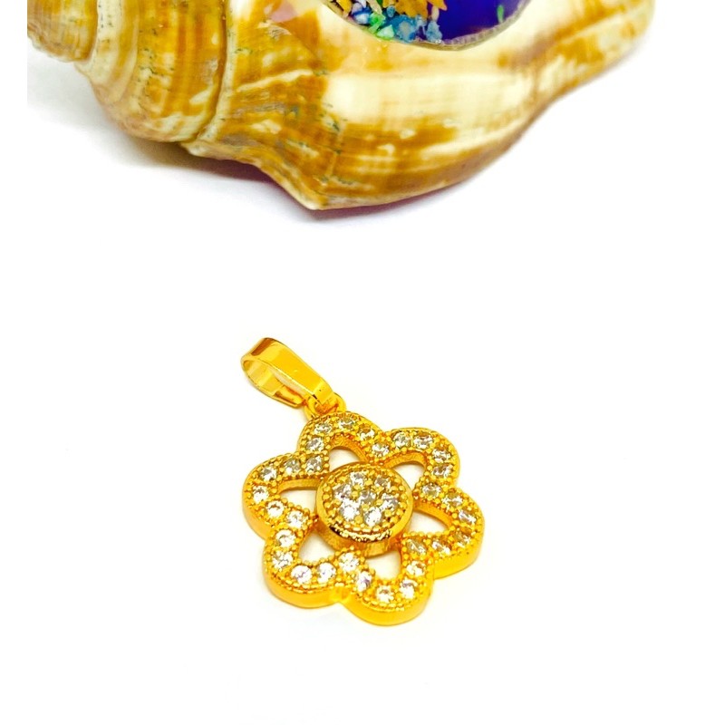leontin untuk kalung wanita //leontin permata //leontin lapis emas//perhiasan