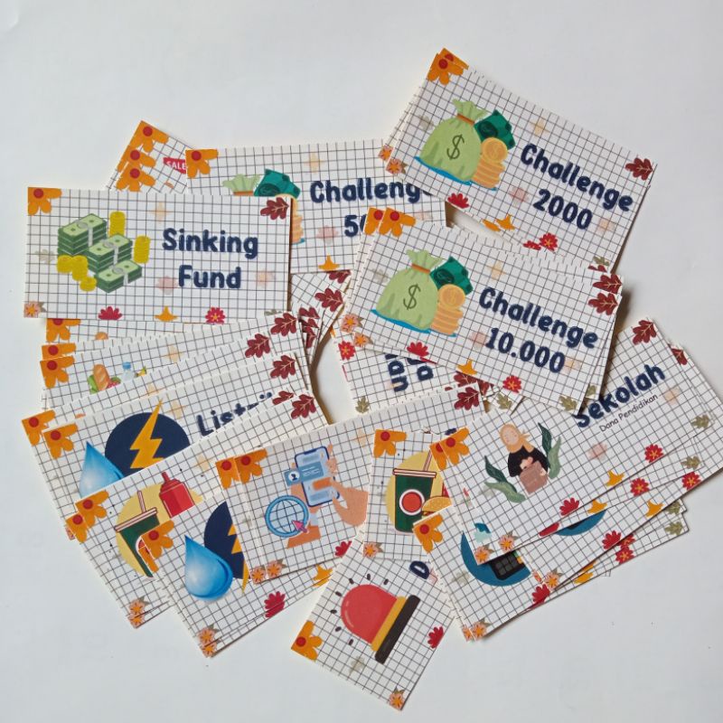 

Stiker budgeting isi 5-6 dompet keuangan