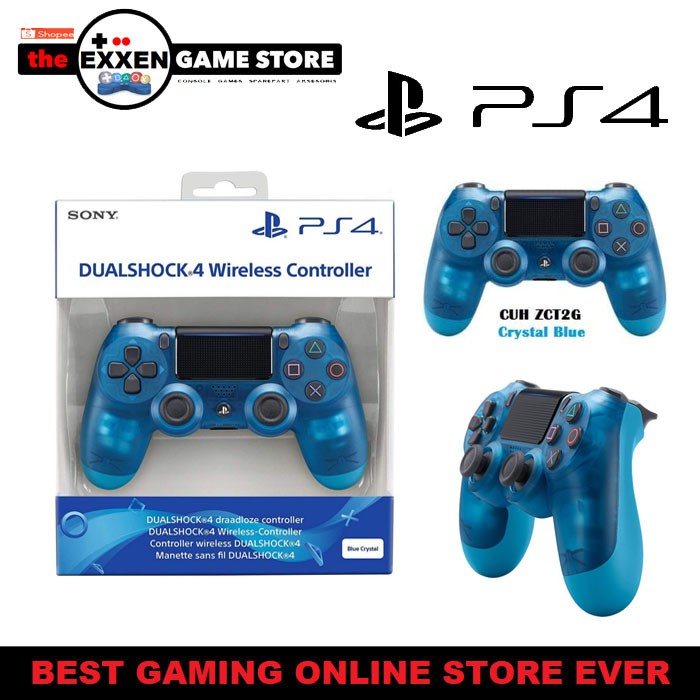 blue crystal ps4 controller