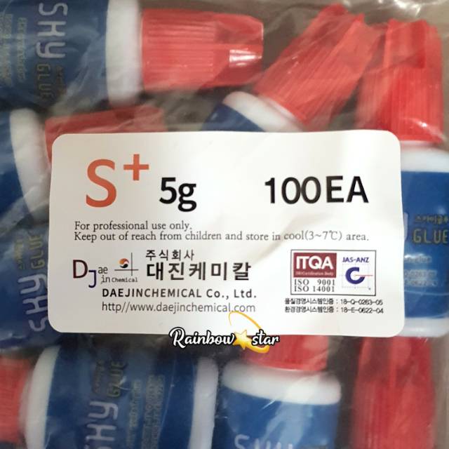 SKY Red S+ Glue Eyelash Extension SKY Tutup Merah Original Korea / Lem Sky Red