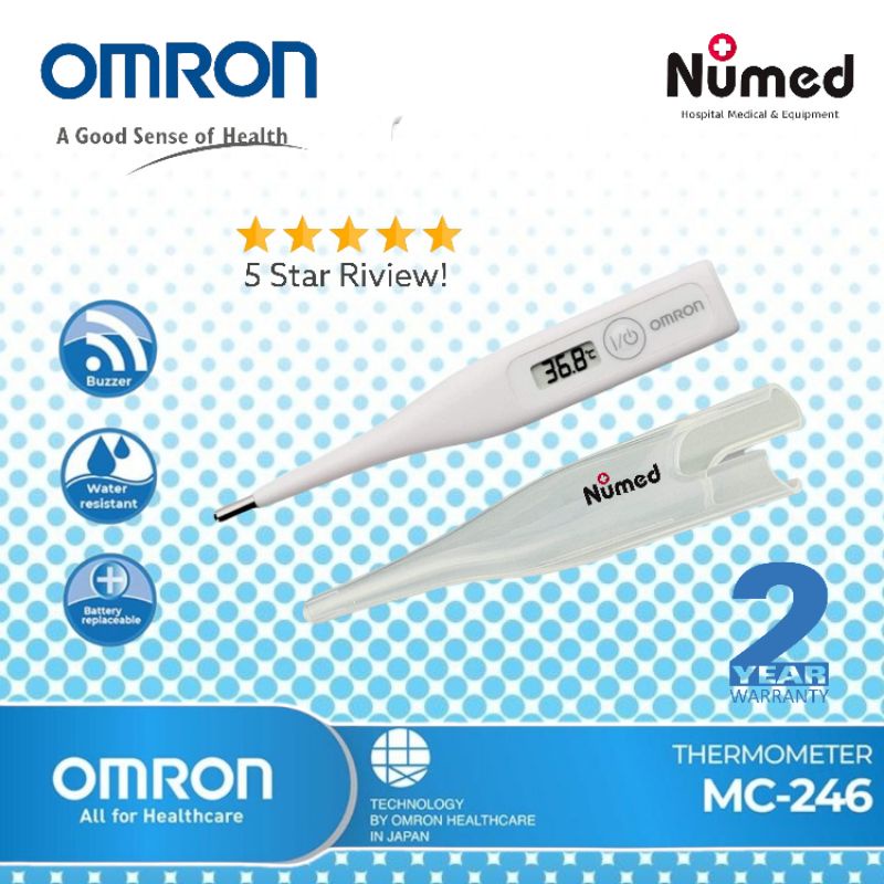 Omron Thermometer Digital MC 246 Termometer Original Omron MC246