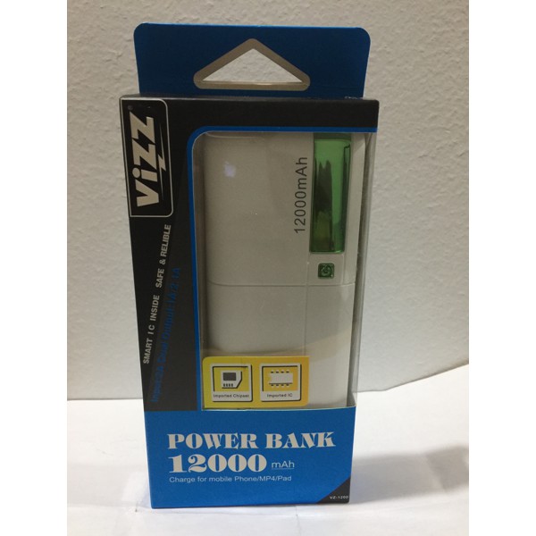 Power Bank Vizz 12000mah Original