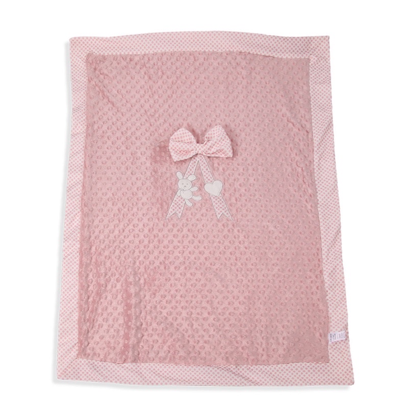 BABY K2 - Blanket Baby Minky Motif Cutes Ribbon