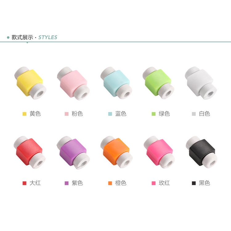 1pc Kabel Data/Charger Usb Warna Permen Untuk Iphone/Oppo/Vivo/Samsung/Xiaomi
