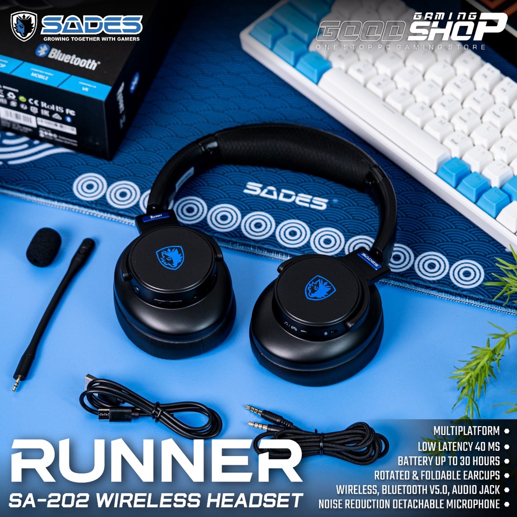 Sades Runner SA-202 Triple Connection - Gaming Headset