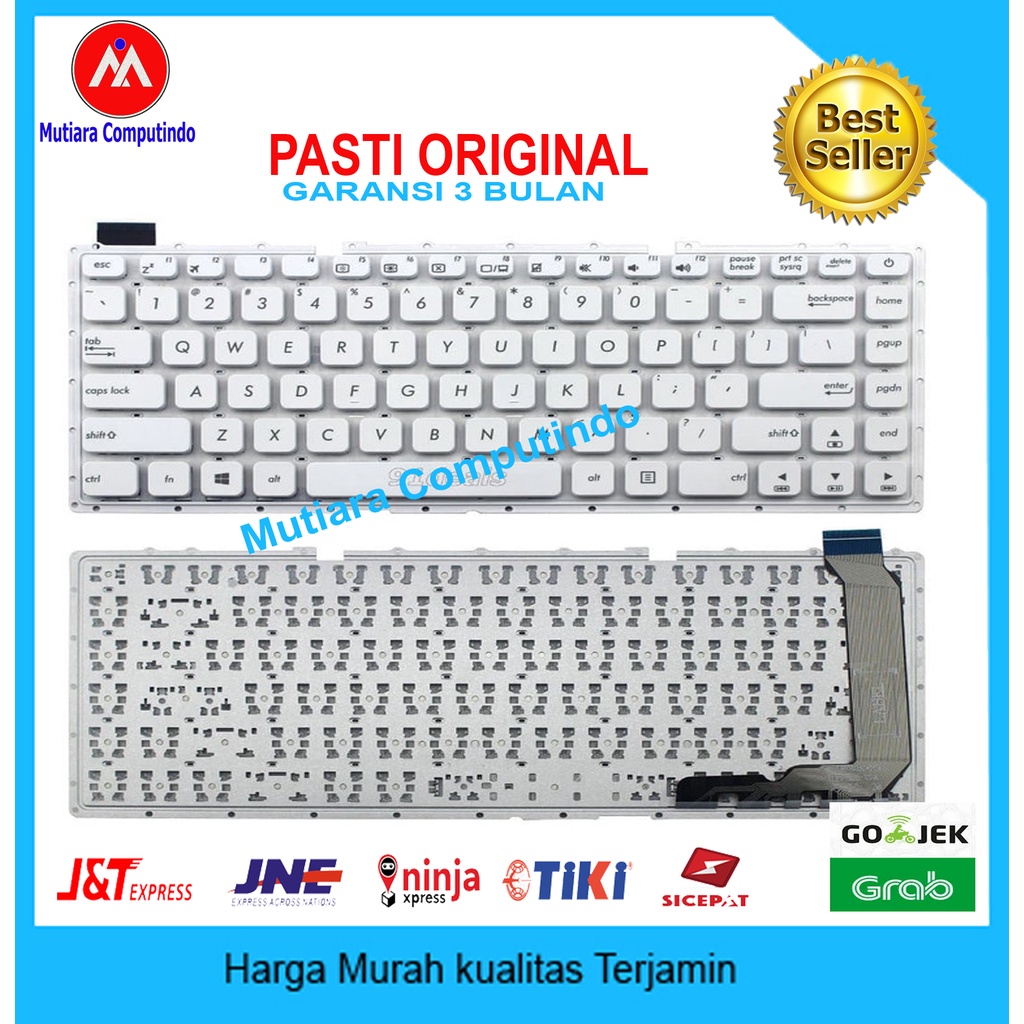 KEYBOARD ASUS X441 X441N X441M X441S X441MA X441NA X441H X441b PUTIH-2