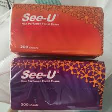 Tisue Laku banget Tysu facial premium Tissue SEE-U ( 200 sheet )