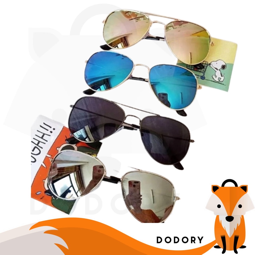 DODORY K715 Kacamata Fashion Kacamata Pantai Kacamata Fashion Pria &amp; Wanita Kacamata  Bahan Metal Kacamata