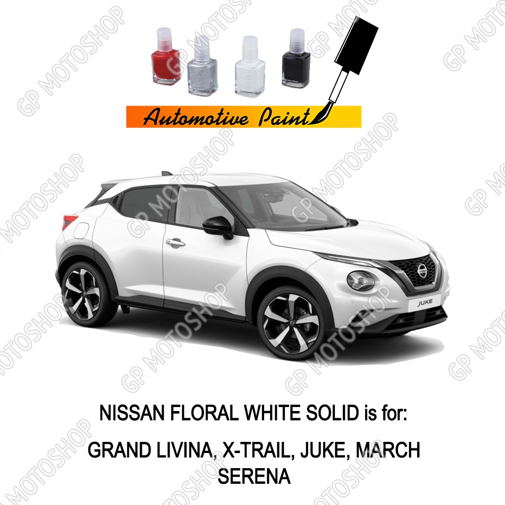 Cat Oles Nissan Floral White Penghilang Baret Mobil Lecet Gores Putih Juke Grand Livina Xtrail March