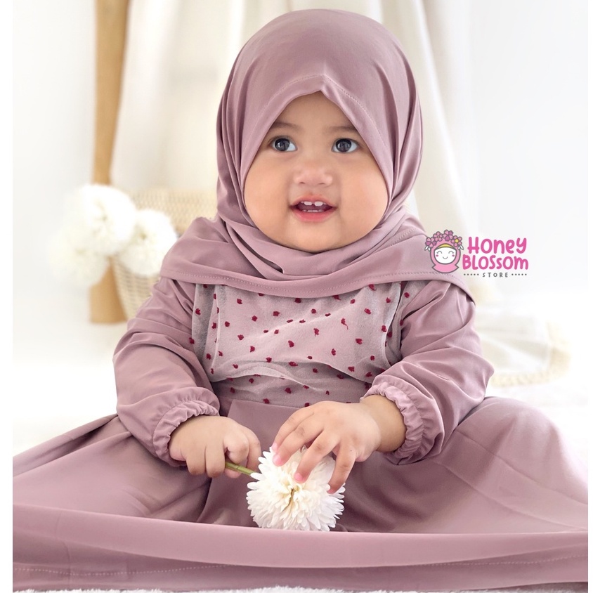 HONEYBLOSSOM gamis anak / gamis anak perempuan alesha series 1-5 tahun