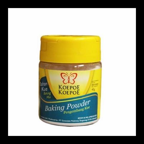 

BAKING POWDER KOEPOE KOEPOE 45GR / BAHAN PENGEMBANG KUE ROTI KOEPOEKOE BERKUALITAS