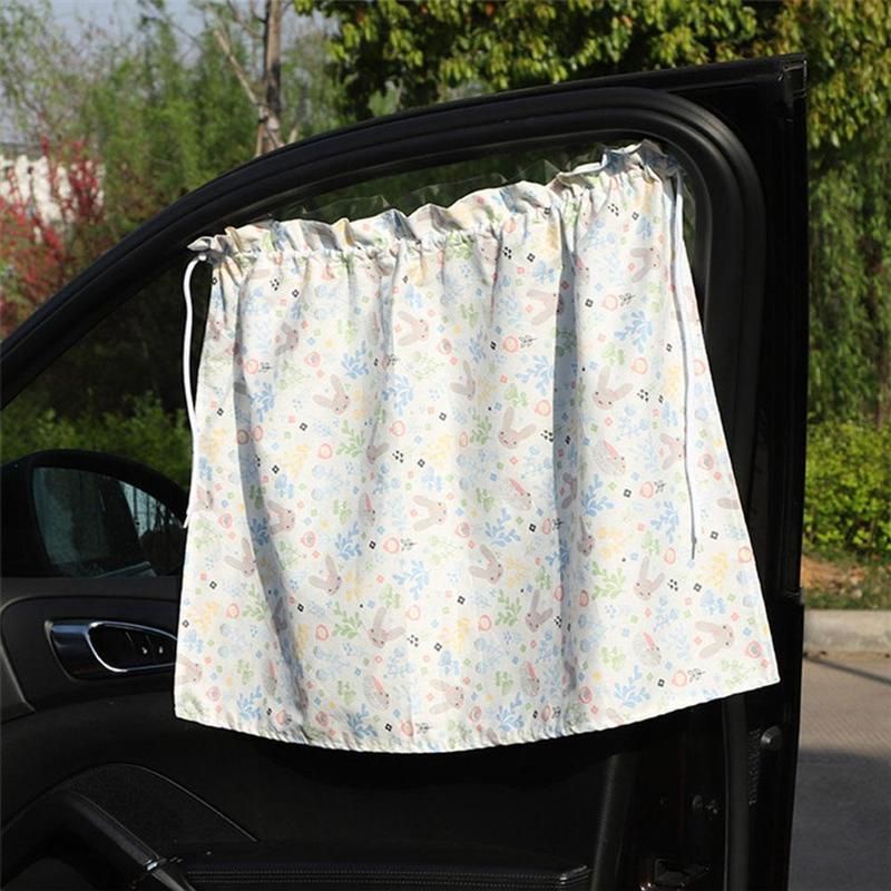 Gorden mobil anti UV sun screen / penutup jendela portable mobil / car window curtain / Tirai mobil