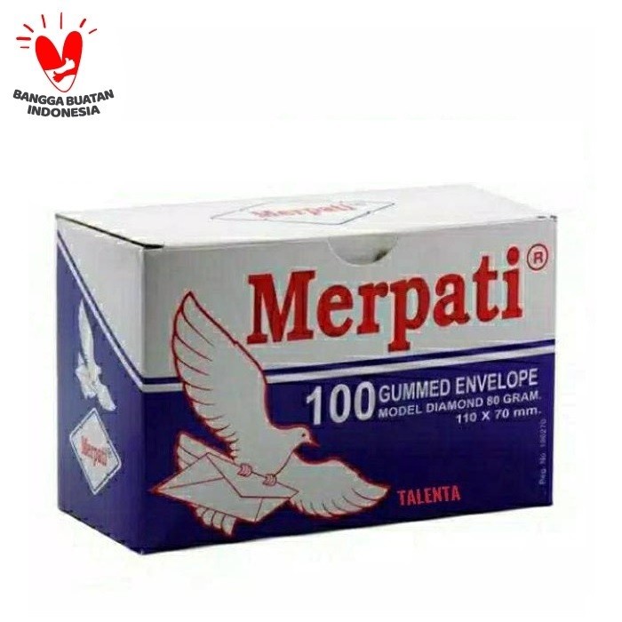 

MENYURAT-SURAT- AMPLOP UANG KECIL MERPATI DIAMOND VISIT PUTIH POLOS 110 X 70 MM 80 GR -SURAT-