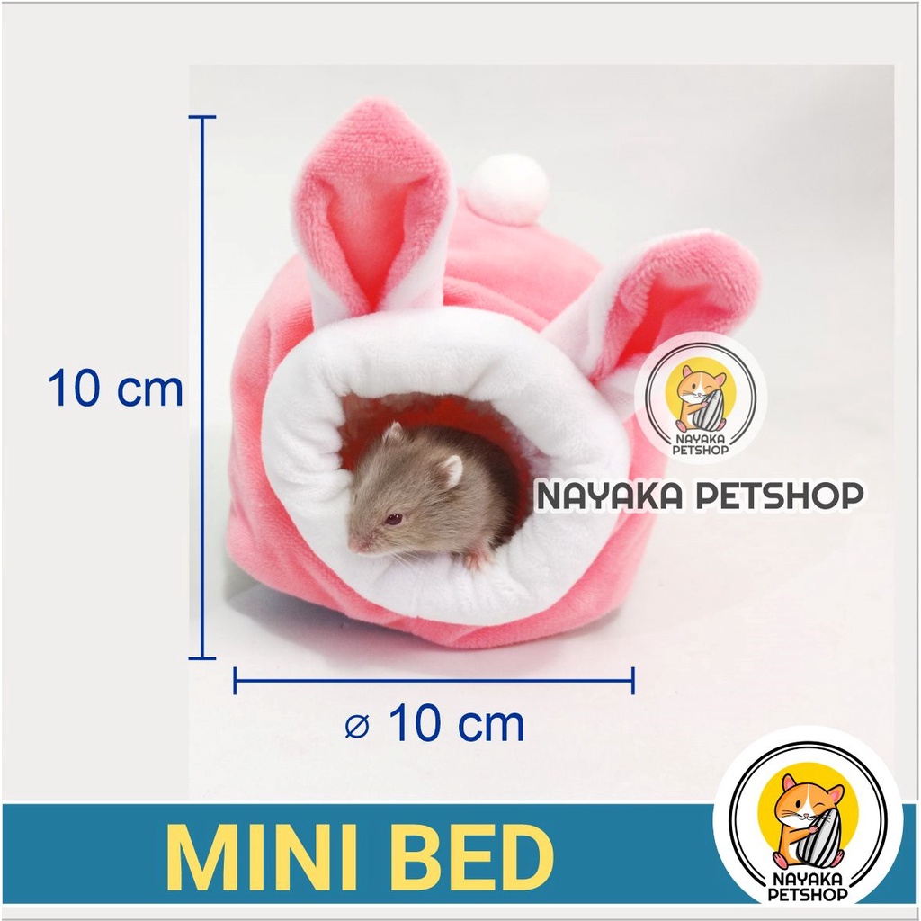 Kasur Hamster Sleeping Pouch Sugar Glider Mini Bed Tempat Tidur Tupai