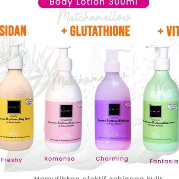 handbody scarlet whitening/ lotion scarlet whitening/ body care scarlet