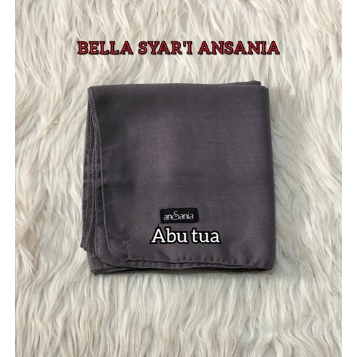 BELLA SYAR'I ANSANIA Original 130x130cm Hijab Jilbab Syari Besar Jumbo Warna Polos SegiEmpat-4
