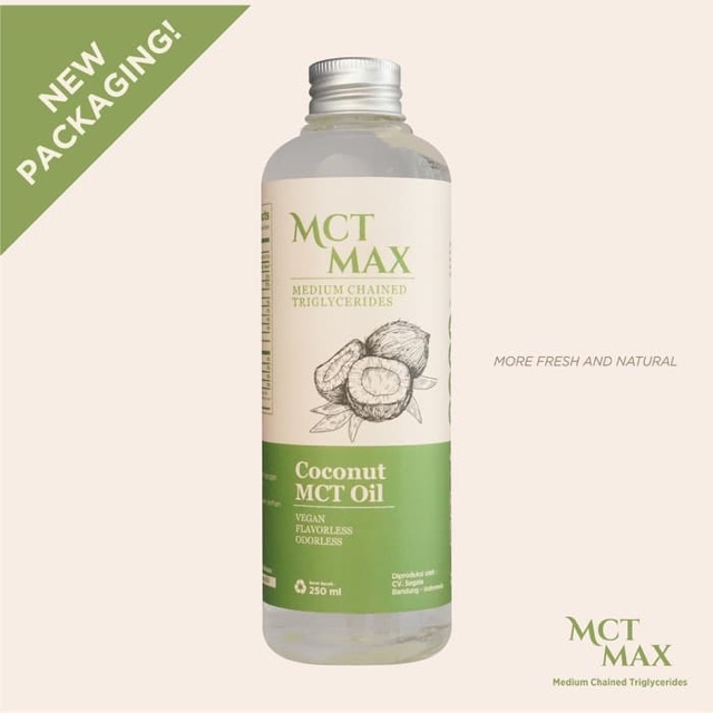 MCT Max 250ml - MCT oil dari coconut oil / minyak kelapa