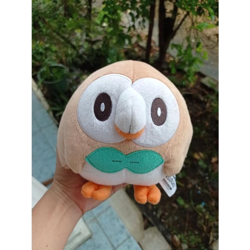Boneka Pokemon Tomy Rowlet Nintendo Original