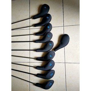 Sarung stik golf Cover Iron Golf Zipper Full Set