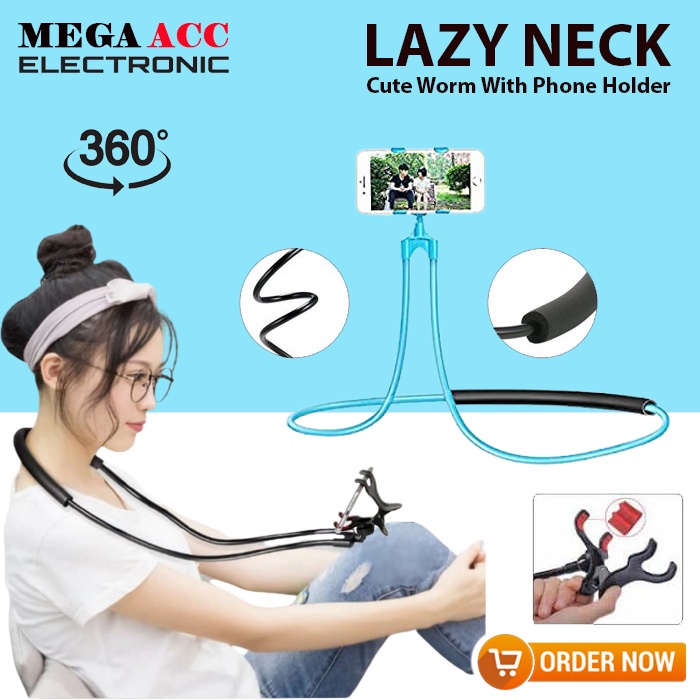 Jual Lazy Neck Phone Cell Holder Lazypod Leher Pinggang Hp