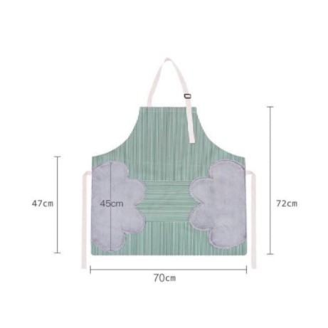 Celemek Masak Apron Dapur Anti Air Minyak bisa Lap Tangan PREMIUM CHANNEL