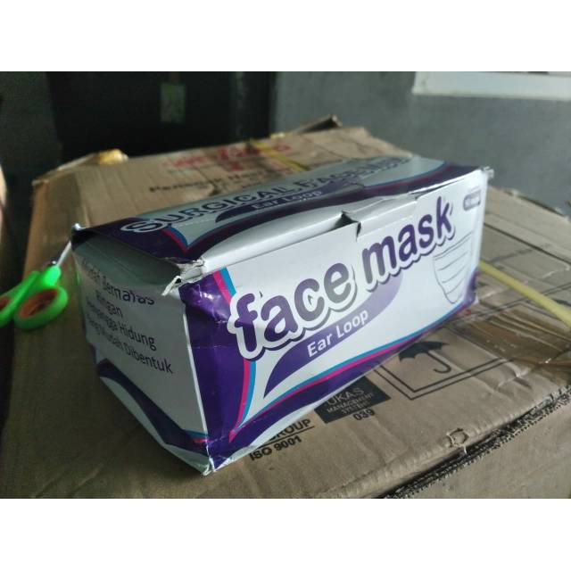Masker face mask 3 ply 50pcs