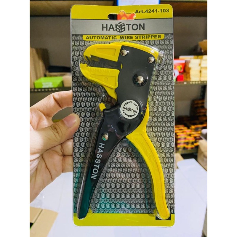 Tang Kupas Potong Kabel 2in1 Automatic Wire Stripper - HASSTON PROHEX 4241-103