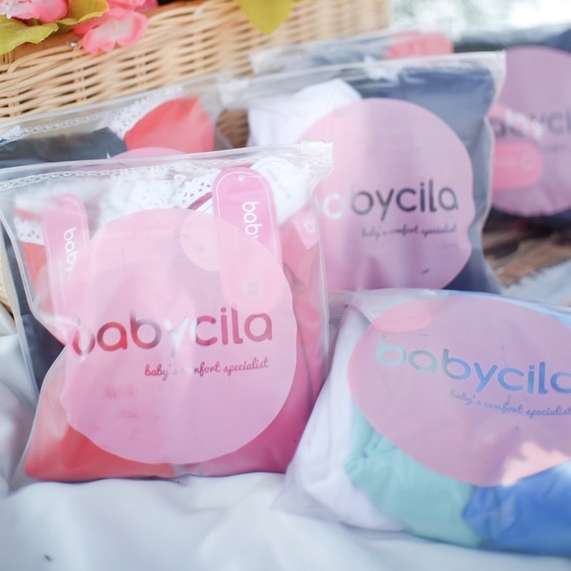 Babycila PAKET HEMAT 3pcs Khimar Najma Newborn + FREE POUCH