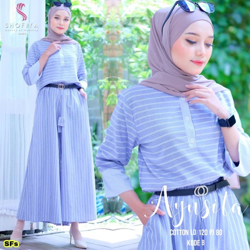 AYUSITA DRESS SETELAN ORIGINAL BY SHOFIYA
