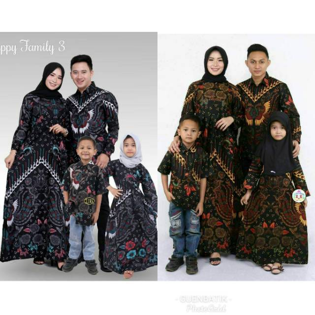 Couple gamis kupu 2548 original batik