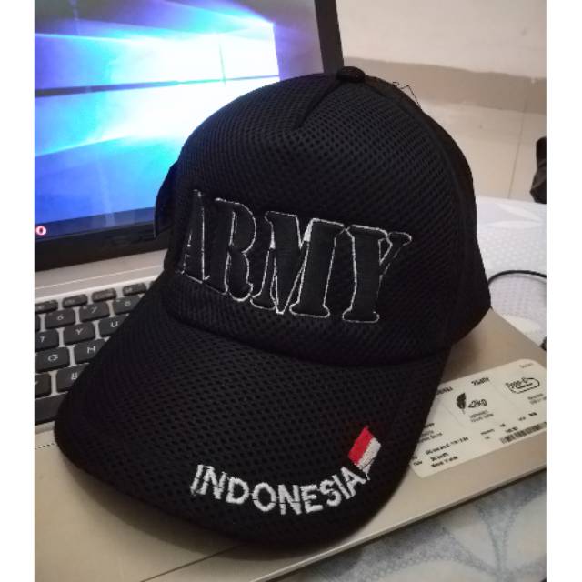 Topi army - topi jaring army - topi pria