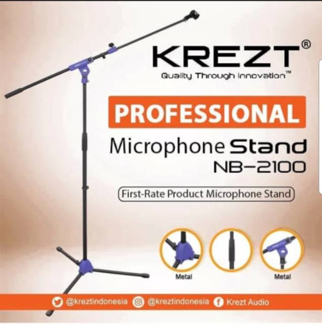 STAND MIC KREZT NB 2100 BAHAN FULL BESI