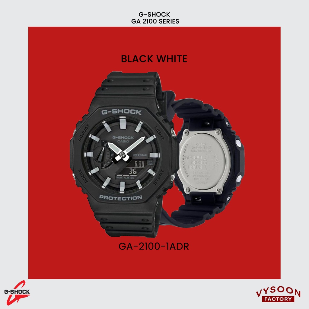 Casio G-Shock Carbon Core GA-2100-1ADR GA-2100 GA2100 Original Resmi